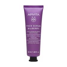 Apivita Bilberry Face Scrub Κρέμα Απολέπισης για Λάμψη με Μύρτιλλο 50ml